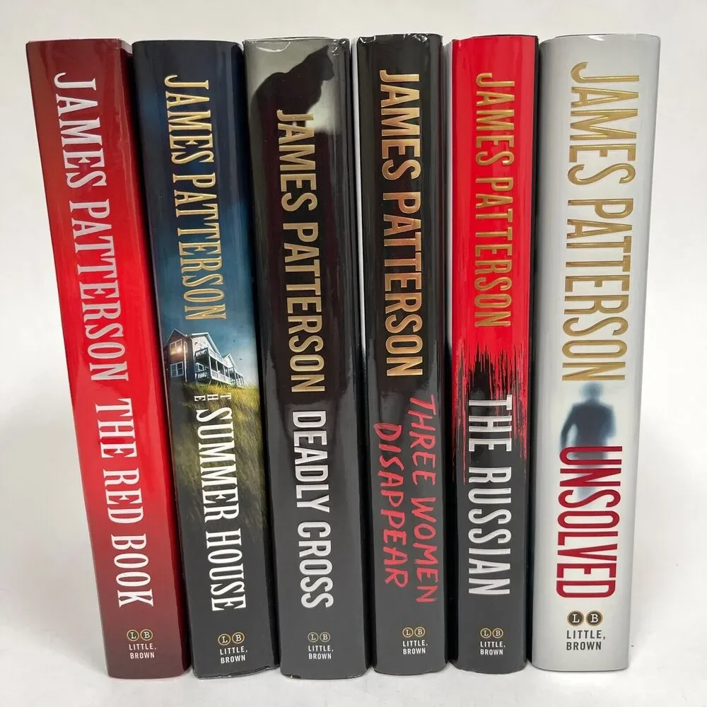 James Patterson Unsolved The Red Book‎ First Edition Hardcover Books Lot of 6